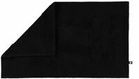 Rhomtuft Baumwoll-Badteppich 60x100cm schwarz