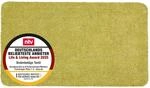 Astra Schmutzfangmatte innen waschbar 75x130 cm &ndash; Sauberlaufmatte dunkelgr&uuml;n 100%