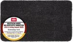 Astra Schmutzfangmatte innen waschbar 75x130 cm &ndash; Sauberlaufmatte schwarz 100%