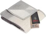 Ibena Granada Decke 150x200 cm &ndash; Kuscheldecke grau dunkelgrau, pflegeleichte...