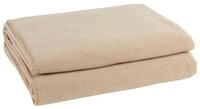 Soft-Fleece-Decke &ndash; Polarfleece-Decke mit H&auml;kelstich &ndash; flauschige Kuscheldecke