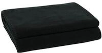Soft-Fleece-Decke &ndash; Polarfleece-Decke mit H&auml;kelstich &ndash; flauschige Kuscheldecke