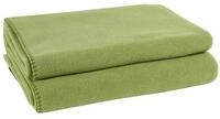 Zoeppritz Decke in der Farbe: Gr&uuml;n, aus 65% Polyester, 35% Viscose hergestellt,