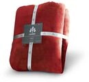 Irisette 8900-61 Castel Uni Kuscheldecke, 150 x 200 cm, rot