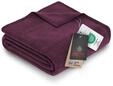 Ibena Porto Decke 150x200 cm &ndash; Baumwollmix weich, warm & waschbar, Kuscheldecke