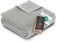 Ibena Porto Decke 150x200 cm &ndash; Baumwollmix weich, warm & waschbar, Kuscheldecke