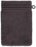 m&ouml;ve Loft Waschhandschuh 15 x 20 cm aus 100 Prozent Baumwolle (Spinair), graphite
