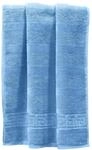 Caw&ouml; Duschtuch 1001 Noblesse Walk-Frottier blau Gr&ouml;&szlig;e 80x160 cm