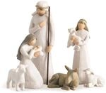 Enesco Willow Tree Nativity Figurine | Behold the awe and wonder of the Christmas