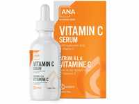 Vitamin C Serum Hochdosiert 60ml | Vegane Kosmetik für Gesicht – Dekolleté...