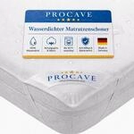 PROCAVE&reg; Matratzenschoner 90x200 cm wasserdicht | Atmungsaktiver...