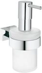 GROHE Essentials Cube - Seifenspender (mit Halter, verdeckte Befestigung,...