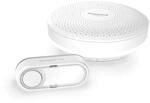 Honeywell Home Funk-Gong-Set Rund mit Lautst&auml;rkeregelung, Lichtring und