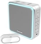 Honeywell DC915SGL Tragbare drahtlose T&uuml;rklingel Schlafmodus und Druckknopf &ndash; Grau