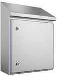 Rittal HD Edelstahl 304 Wandanschlusskasten RAL 5010 IP66, HxBxT 430 mm, 390 mm...