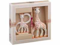 Sophie la Girafe – Geschenkbox zur Geburt + Beißring – 100 % Naturkautschuk –