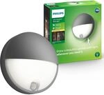 Philips Capricorn LED-Wandleuchte, Au&szlig;enleuchte mit Bewegungsmelder,