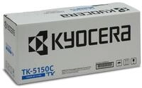 Kyocera TK-5150C Toner Drucker Cyan. Original Tonerkartusche 1T02NSCNL0. Drucker
