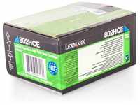 Lexmark 802Hce Toner Cyan Standardkapazitã¤T 3.000 Seiten 1er-Pack Corporate,