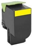 Lexmark 80C20Y0 Return Program Toner Cartridge, gelb 802y