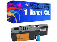 Tito-Express PlatinumSerie 1x Toner-Kartusche XXL Cyan für Dell C1660 C1660w