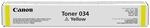 Canon 034 Gelb Original Tonerpatrone f&uuml;r ImageCLASS MF810Cdn MF820Cdn...