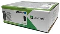 Lexmark 24B6717 Toner, Cyan, One size
