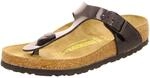 Birkenstock Classic Gizeh BF, Damen Zehentrenner, Schwarz (SCHWARZ Lack), 41 EU