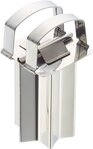 Städter Zimtstern Durchmesser 4 cm, Edelstahl, Silber, 8 x 4 x 4 cm Städter Zimtstern Durchmesser 4 cm, Edelstahl, Silber, 8 x 4 x 4 cm