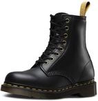 Dr. Martens Vegan 1460 Black Felix Rub Off, Unisex-Erwachsene Low Brogue