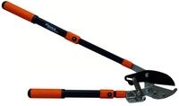 Garten Primus Astschere, Astamboss - Ratschenschere, schwarz / orange, 67 x 28 x 3,5