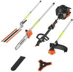 FUXTEC Benzin Motorsense FX-MT152 4in1 Multitool 52 cc - Profi-Tragegurt & 3 PS