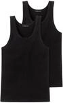 Schiesser Herren 2 Pack Unterhemd ohne Arm - Authentic