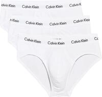 Calvin Klein Herren 3er Pack Unterhosen Hip Briefs Unterw&auml;sche, Wei&szlig; (White), S