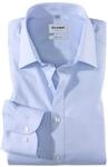 Olymp Herren Hemd Level 5 Body Fit Langarm, Bleu, 36