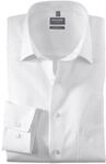 OLYMP Herren Businesshemd Langarm Luxor,Einfarbig,Comfort fit,New Kent,Weiss 00,49