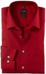 Olymp Herren Langarmhemd - Luxor Modern Fit, Gr.37, Farbe 35 mittelrot
