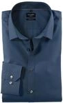 OLYMP Herren Businesshemd Langarm No.Six,Einfarbig,super Slim,Urban Kent,Rauchblau