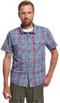 Brandit ROADSTAR Shirt Kurzarm Freizeit Hemd KARIERT Herren HOLZF&Auml;LLERHEMD KARO,