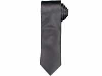 OLYMP Krawatte regular aus reiner Seide mit Nano-Effekt dunkelgrau