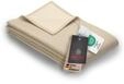 Ibena Stockholm Bio Wolldecke 140x200 cm - 100% Baumwolle, Made in Germany,