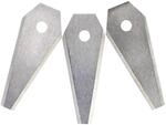 Bosch 3-tlg. Set Rasenm&auml;her Messer (f&uuml;r M&auml;hroboter Indego, Cutting blades 3x, im