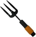 Fiskars Pflanzgabel mit 3 Zinken, Werkzeugkopf, L&auml;nge: 27,5 cm, Rostfreie