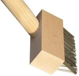 Sienagard Unkraut Fugenb&uuml;rste 140cm Stiel mit Stahlborsten