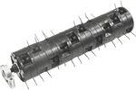 Makita 652024750 L&uuml;fterwalze f&uuml;r Vertikutierer UV3600, Haken aus Stahl,