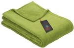 Ibena Kuscheldecke Olbia 130x180 cm - flauschig, warm & waschbar, fleecedecke gr&uuml;n
