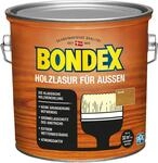 Bondex Holzlasur f&uuml;r Au&szlig;en Eiche 2,5 L f&uuml;r 32 m&sup2; | Hoher Wetter- und UV-Schutz 