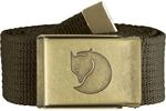 Fj&auml;llr&auml;ven Herren G&uuml;rtel Canvas Brass Belt G rtel, Dark Olive, Einheitsgr&ouml;&szlig;e EU