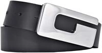 Bernd G&ouml;tz Damen Leder G&uuml;rtel 30 mm schwarz Rindleder Koppelg&uuml;rtel (85 cm)