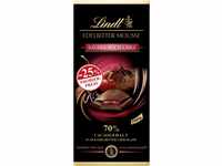 Lindt Schokolade Edelbitter Mousse Sauerkirsch-Chili, Promotion| 150 g Tafel |...